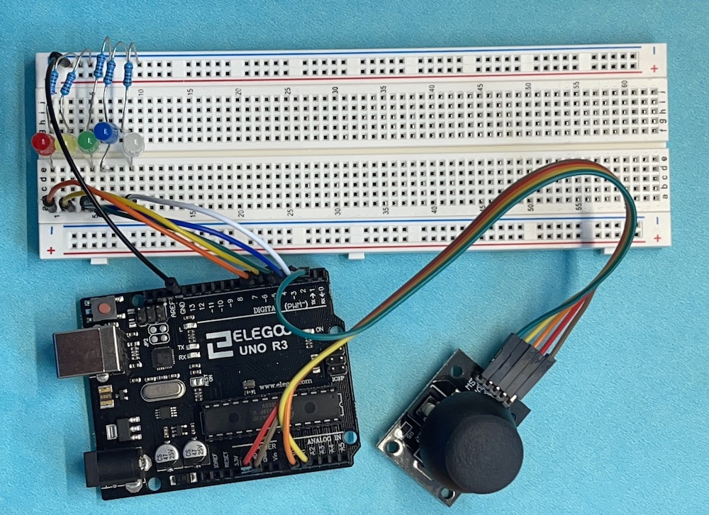 five led arduino